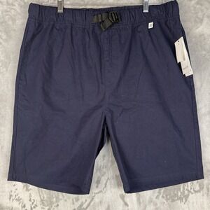Sovereign Code Men's Navy Blue Cargo Shorts Elastic Waist Drawstring XL